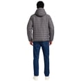thumbnail image 4 of Weilanxin Men's Puffer Jacket Hooded Sherpa Lined Water Resistant Windproof Insulated Jacket Warm Winter Puffy Coat, 4 of 11