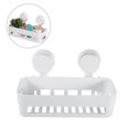 thumbnail image 5 of Organizador de almacenamiento de pared con ventosa para artículos esenciales de baño Estante de ducha de esquina blanco eficiente, 5 of 5