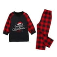 thumbnail image 4 of Gubotare Family Christmas Pajamas Matching Sets Baby Family Christmas Pajamas Matching Sets 2025 Alphabet Matching Xmas Pajama Sets Cute Funny Holiday Sleepwear Sets (Red,10-11 Years), 4 of 5