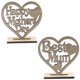thumbnail image 1 of Matsuzay 2 juegos de adornos de en forma de corazón artesanías de Feliz Día de la madre bloque de sala de estar vacaciones tallado Artesanía Matsuzay HA012568-00, 1 of 1