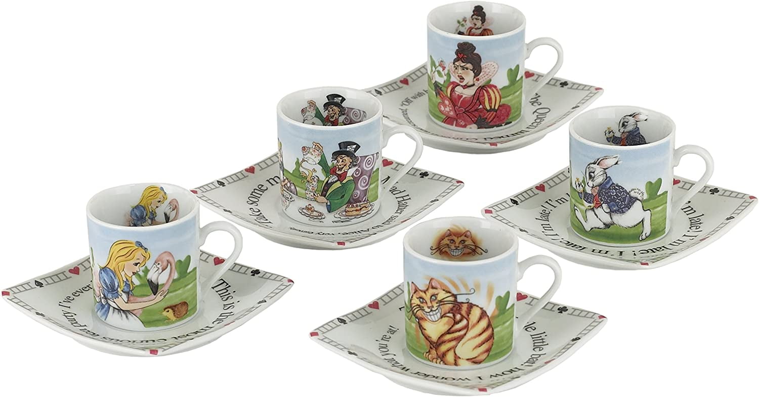 Alice In Wonderland's Tea Party Tea Set by Paul Cardew Demitasse Cup/ –  BINCHEY'S LLC.