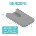 thumbnail image 3 of Phone Holder Compatible with Bogg Bag - Universal and Made of Silicone (Grey) - Bogg Bag Accessories, 3 of 7