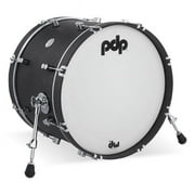 PDP Concept Classic 14x20 Ebony Stain Kick Drum with Ebony Stain Hoops