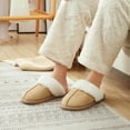 thumbnail image 6 of Somdot Womens Comfy House Slippers Memory Foam Scuff Home Slippers Indoor Outdoor, 6 of 7