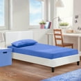 thumbnail image 4 of Irvine Home Collection Kids Foam Gel Memory Daybed with Free Matching Pillow, Blue, 4 of 8