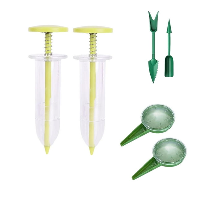 Maytalsory Mini Distributeur de Semences Outil de Jardinage Distributeur Réglable Outil de Jardin Jaune