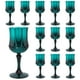 thumbnail image 1 of Copas de vino de plástico LEYIQU Vintage Style 200 ml (12, verdes), 1 of 6