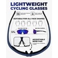 thumbnail image 5 of VICTGOAL Cycling Sunglasses for Men Women with Polarized and Photochromic 2 Lenses,UV400 Clear Road Bike Running Sports Goggles, 5 of 6