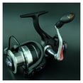 thumbnail image 3 of Moulinet de Pêche à Double Bobine Double Frein Moulinet de Spinning Poignée en Métal Robuste Moulinets de Pêche à la Carpe Baitcast Roulement 9+1BB, Cadre Squelet en Aluminium Rigide, 3 of 7