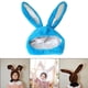 thumbnail image 3 of Matsuzay Gorro con capucha de orejas de conejo de algodón para selfies festivos 65x02 pulgadas Kits de decoración para fiestas Azul 21.65x11.02 pulgadas, 3 of 6