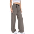 thumbnail image 6 of Cadmus Womens Wide Leg Sweatpants High Waist Loose Soft Casual Workout Pants with Pockets, 6 of 7