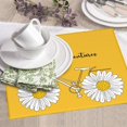 thumbnail image 6 of Dish Drying Mat, Daisy With Bicycle Highly Absorbent Drying Matt Kitchen Counter, Dish Mat Drying Pad Dishes Drainer Mats for Kitchen Counter or Sink, 16 x 18 inch, 6 of 6