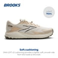thumbnail image 3 of Brooks Women’s Divide 5 Trail Running Shoe - Grey Blue/Pink/Lime - 7 Medium, 3 of 6