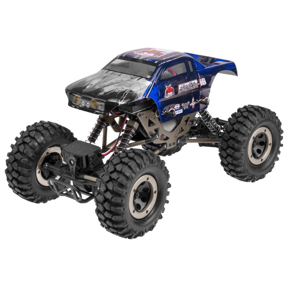 Redcat Racing Everest 16 1:16 Scale Rock Crawler Electric Brushed RC Truck, Blue - Walmart.com