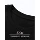 thumbnail image 4 of monogram print, boutique thickened T-shirt, men's fashion casual T-shirt, short-sleeved crewneck T-shirt, 4 of 5