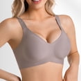 thumbnail image 3 of LPZOOGU Womens Jelly Bras Seamless Deep V Bralette Wireless Bra Comfortable with Support and Lift no Underwire, 3 of 5