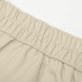 thumbnail image 7 of Men's Casual Flared Leg Trousers for Everyday Wear and Events – Versatile Long Bottoms for Party Wedding Dance, Beige, XXXL, 7 of 7