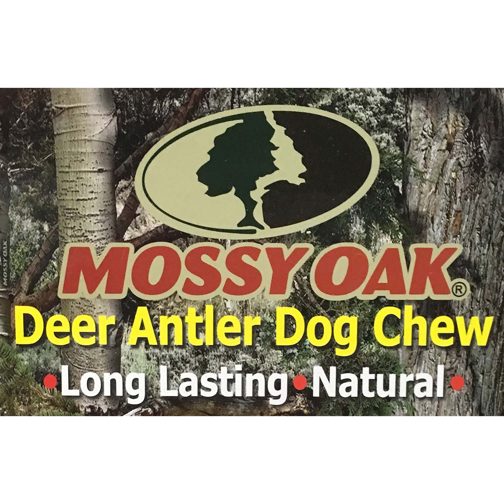 Mossy Oak: Deer Antler - Small - Dog Chew, Whole Piece, Naturally Shed, Long-Lasting Pet Treat, Preservative Free, Dental Health, Aggressive Chewers