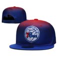 thumbnail image 2 of NBA nuevo sombrero baloncesto 76ers equipo visera sombrero pareja tomar un sombrero para el sol gorra bordada a, 2 of 2