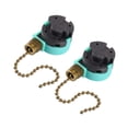 thumbnail image 4 of 2 interruptores de tirador para luz de ventilador Ze-268S6, accesorio para ventiladores de techo , control de dos cables cadena de bronce, 4 of 8