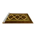 thumbnail image 2 of Ahgly Company Machine Washable Indoor Rectangle Persian Yellow Traditional Area Rugs, 4' x 6', 2 of 4