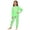 D-Green, variant on Themed Kids Pajama Cozy Holiday Print Loungewear For Girls Festive Family Sleepwear Soft Two Piece Outfit