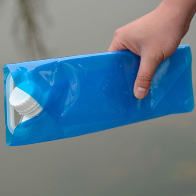 de almacenamiento de agua Tanque de agua Bolsa de contenedor de agua plegable para exteriores Portabotellas de agua para picnic Senderismo Baño 10L 40.5cmx38cm DYNWAVEMX Contenedor de bebidas de campamento