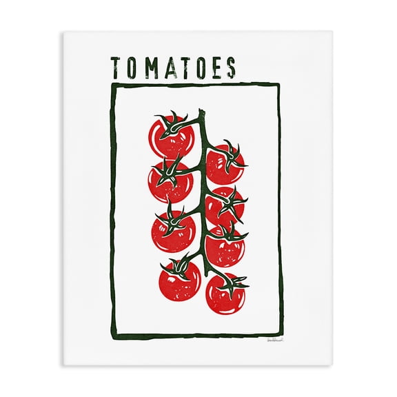 Stupell Industries French Country Ripe Tomatoes Cluster Canvas Art, 16 x 20, by Amanda Greenwood