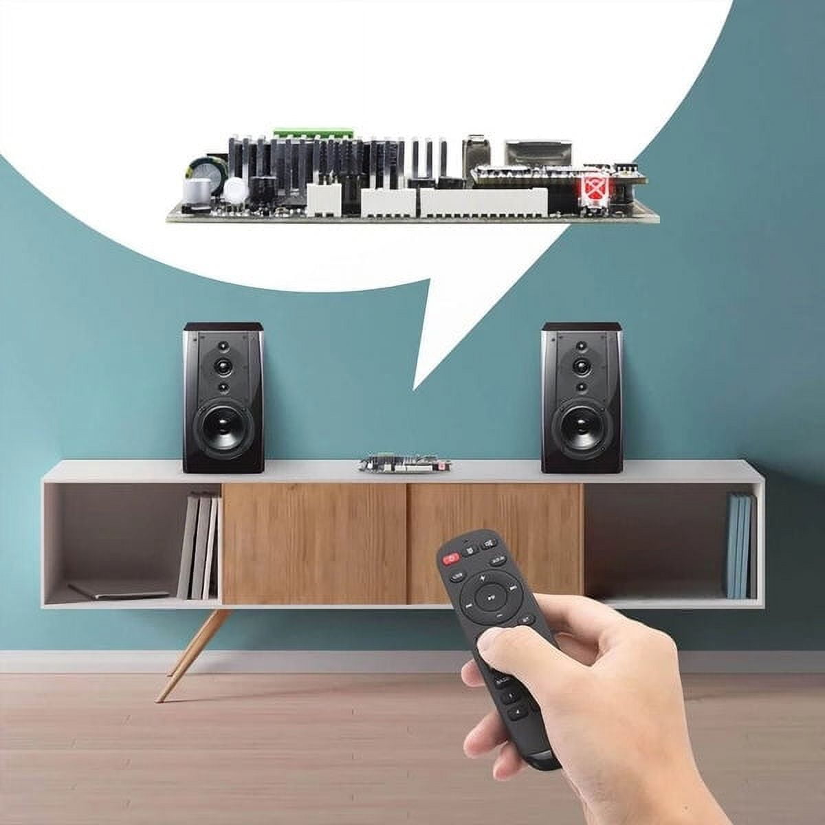 Arylic Up2Stream Amp V4 Wireless Audio Amplifier Board 50W*2 Sound Amplifier Multiroom Wireless Streaming Stereo DAC Decod Audio Receiv