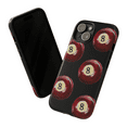 thumbnail image 3 of Red 8-Ball Pool iPhone 11 Case – Stylish Billiards Artistic Design Phone Cover, 3 of 5