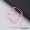thumbnail image 3 of Kuymtek Cubierta de protección de reloj con marco de caja luminosa para iWatch 3 2 1 38 mm (rosa), 3 of 7