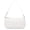 White, variant on Croc-Embossed PU Shoulder Bag, Retro 90s Style Underarm Purse with Back Pocket for Women, Black