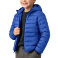 thumbnail image 2 of OGLCCG Boys Winter Coats Kids Lightweight Padded Jackets for Boys Teens Full Zip Hooded Puffer Coat with Pockets 3-17 Years, 2 of 6
