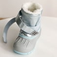 thumbnail image 3 of Boys Girls Kids Warm Snow Boots Mid Height Thick Fleece Waterproof Cotton Shoes For Winter, 3 of 4