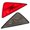 Amber Red, variant on 2pcs Motorcycle Flush Mount Triangle Turn Signal Light Amber White Red LED Indicator Lamp DRL Blinker Flasher 12V M10
