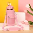 thumbnail image 3 of Jinsinto 64 OZ Water Bottle with Straw and Time Marker for Drinking - Leak-Proof Sports Water Bottle, 3 of 5