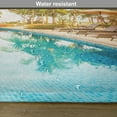 thumbnail image 6 of Ambesonne Landscape Place Mats Set of 4, Poolside Exotic Island, Standard Size, Multicolor, 6 of 6