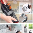 thumbnail image 5 of Handheld Vacuum Cleaner Cordless, Rechargeable (USB Charge), Powerful Suction Cleaner, Portable Hand Vacuum for Pet Hair Home and Car Cleaning, Wet & Dry, 5 of 5