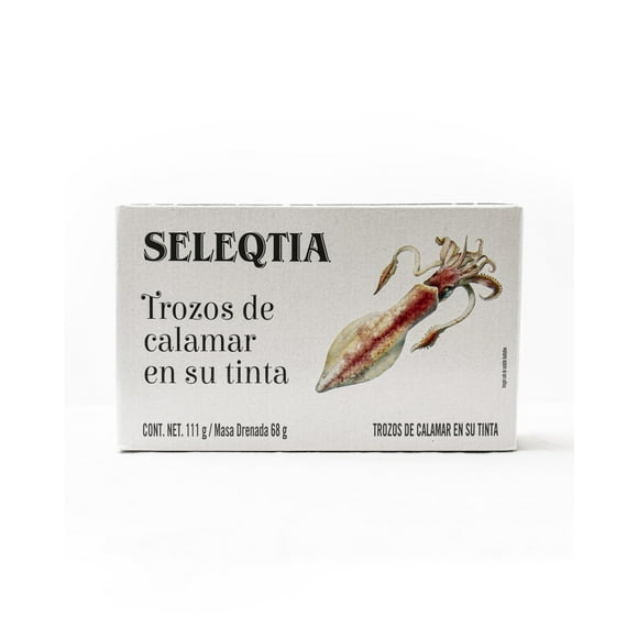 Trozos de calamar Seleqtia en su tinta 111 g