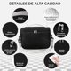 thumbnail image 4 of 2PCS Bolsa Lonchera Termica, Gran Capacidad, Aislamiento de Doble Capa, Bolsa de Almuerzo, con Asa y Correa Desmontable, para Trabajo, Escuela (Negro + Negro), 4 of 4