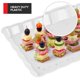 thumbnail image 3 of Bandeja de plástico transparente para servir Stock Your Home (24 unidades), 32 x 23 cm, 3 of 7