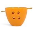 thumbnail image 2 of Dragon Ball Z 4-Star Ball Ceramic Noodle Bowl & Chopsticks Set | 16 Ounce Dish, 2 of 7