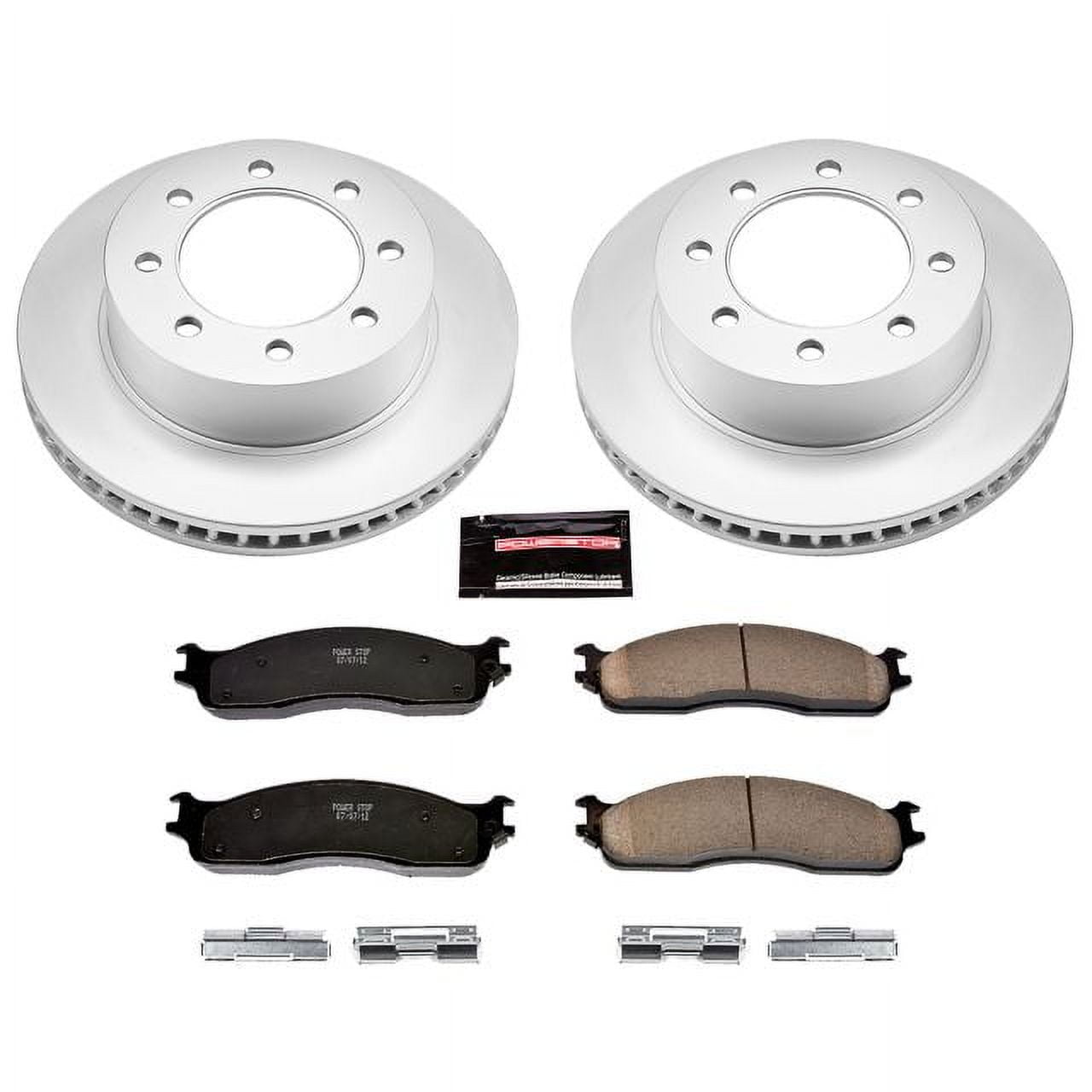 PowerStop Front Geomet Coated Brake Rotor and Pad Kit Fits: DODGE Select Models CRK2203