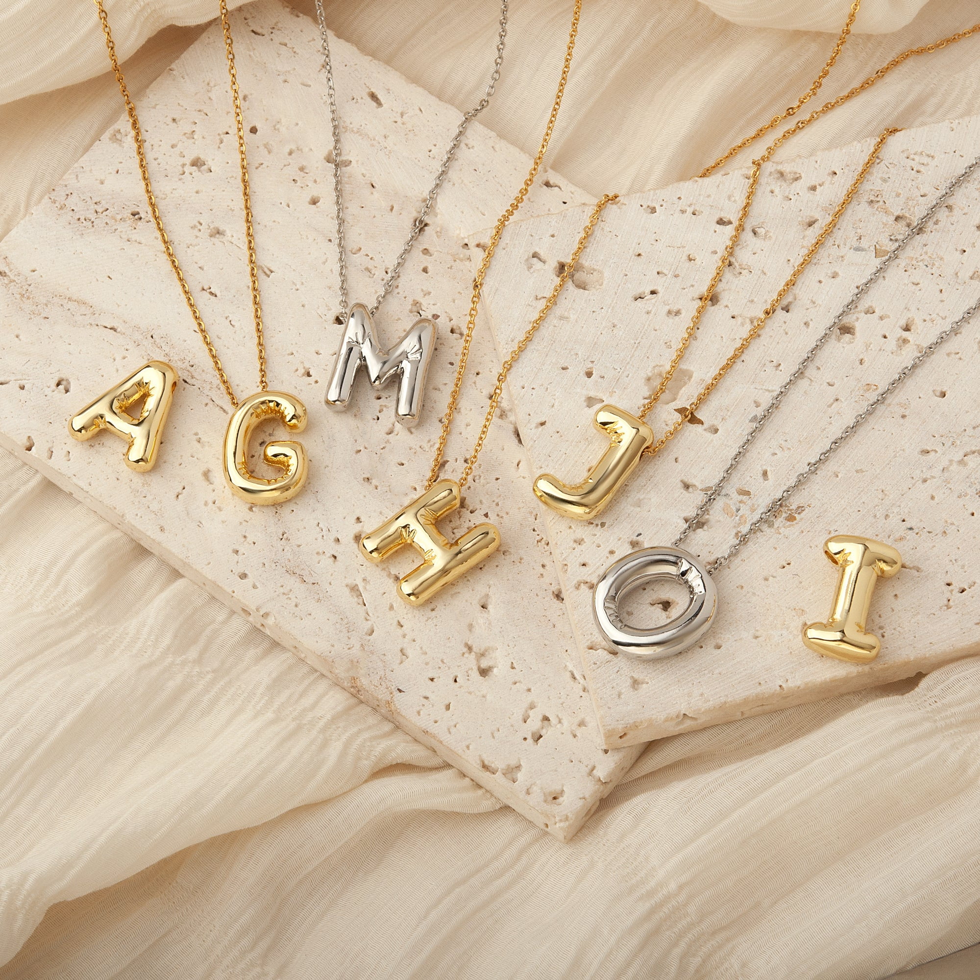 Anavia Letter X Dainty Initial Necklaces for Women Girls Balloon Letter Jewelry for Mom Birthday Gift Best Friend Gift