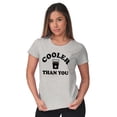 thumbnail image 4 of Funny er Than You Pun Sarcastic Joke Womens Fitted Plus Size Graphic Tee Brisco Brands 3X, 4 of 5