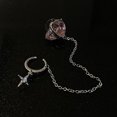 thumbnail image 5 of Jinsinto Boucles d'Oreilles Zircons Cœur Rose, 5 of 5