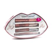 Hard Candy IN THE NUDE Lip Color Set: Plumping Serum, Velvet Mousse Lip Gloss, Cashmere Silk Lip Gloss (.11oz each,) Lip Liner Pencil .02oz