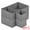 Light Grey, variant on Unique Bargains Collapsible Storage Bin with Zipper for Shelves Closet Beige 3PCS
