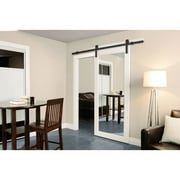Erias Home Designs Bent Strap Flat Track Barn Door Hardware Kit ... Erias Home Designs Bent Strap Flat Track Barn Door Hardware Kit ...