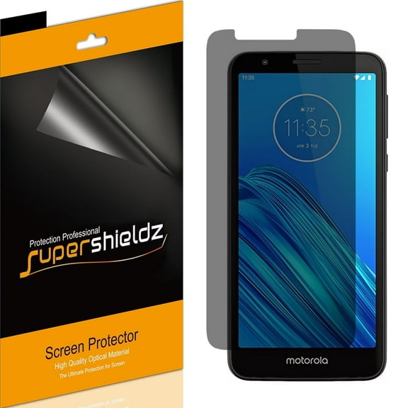 [2-Pack] Supershieldz for Motorola Moto E6 Privacy (Anti-Spy) Screen Protector Shield